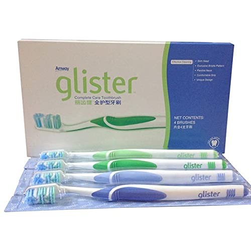 Manually Toothbrush Set with Soft & Medium Bristles - 4 Pack for Oral Hygiene