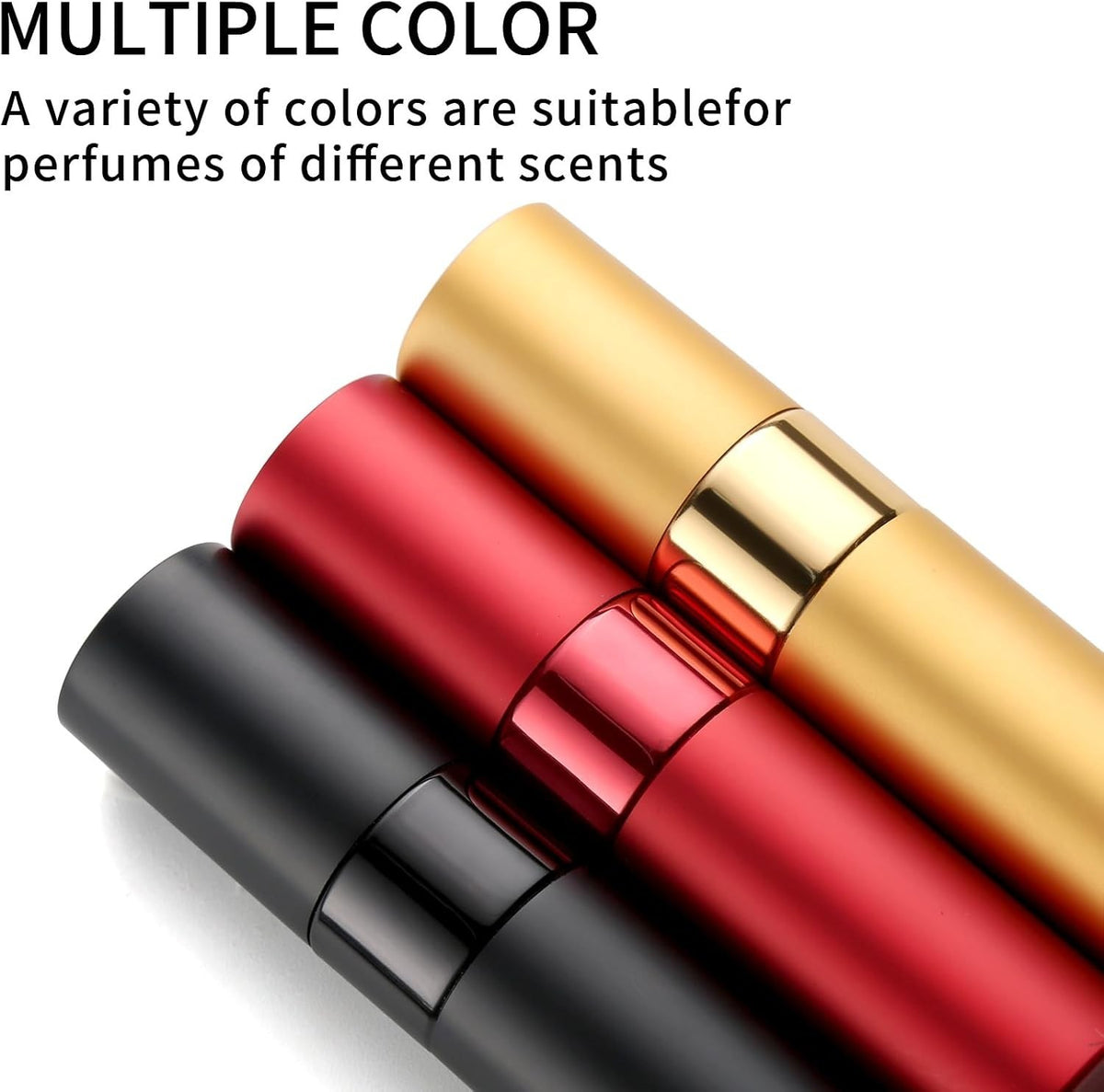 Refillable 8ml Travel Perfume Atomizer Set - Leak-Proof & TSA Approved