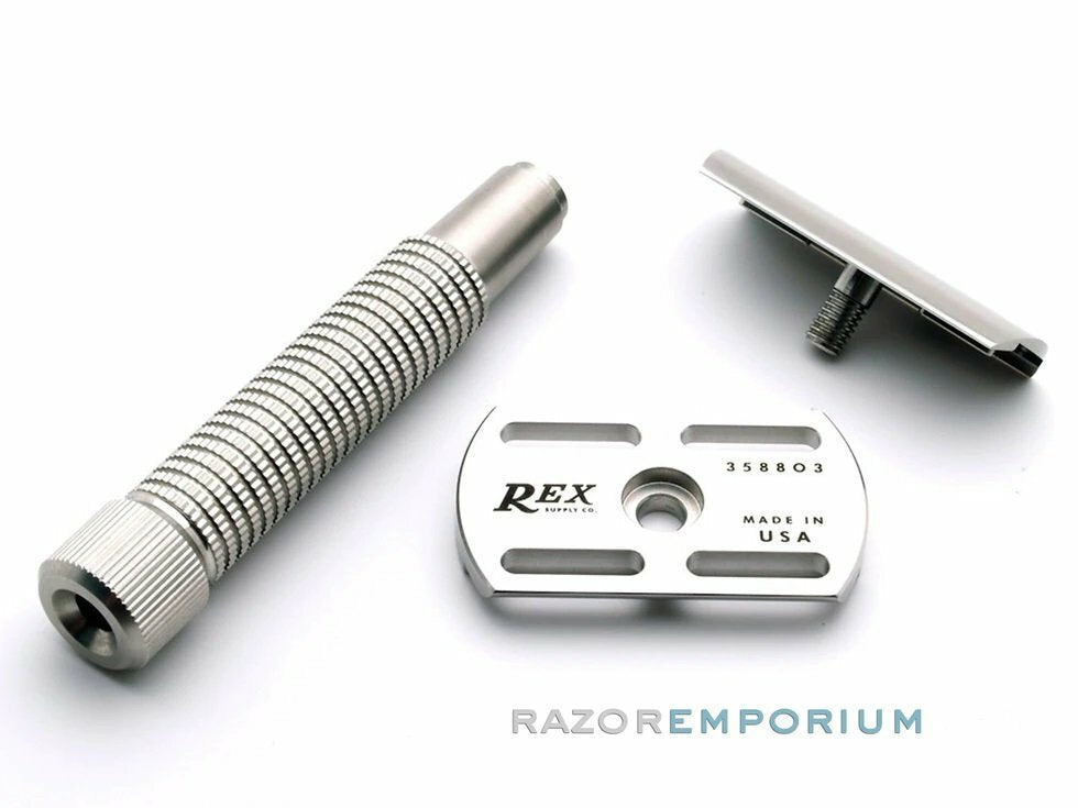 Stainless Steel Double Edge Safety Razor - Envoy by Rex Supply Co.