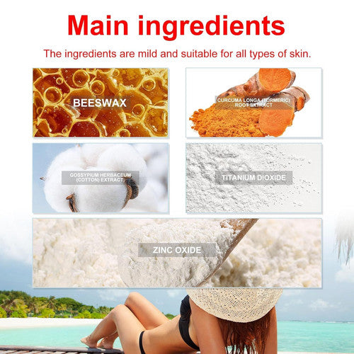 Sun Stick SPF50+ Hydrating Sunscreen for Face & Body - Lightweight & Non-Greasy