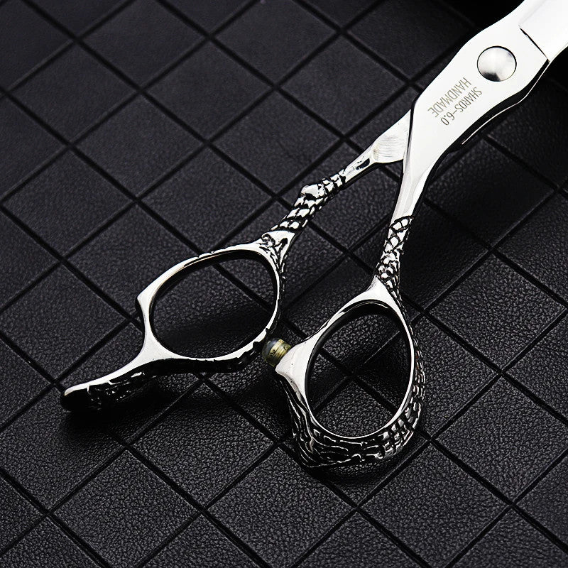 Professional Haircut Scissors 6 Inch Japan Steel Thinning Shears - Sharp & Ergonomic