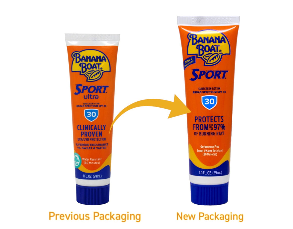Waterproof Sunscreen Lotion SPF 30 Water Resistant Travel Size 2 Pack