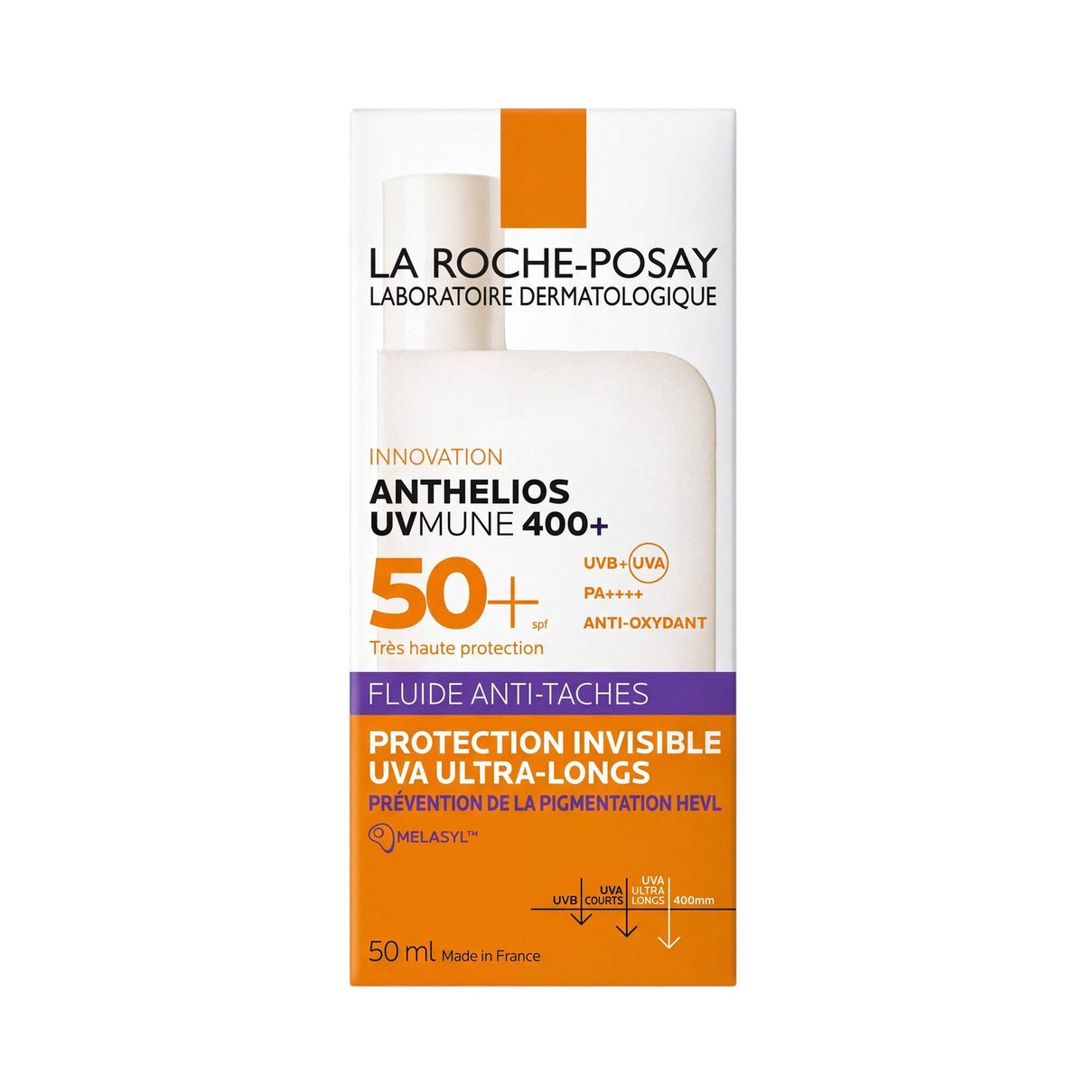 High SPF Facial Sunscreen SPF50+ Anti-Dark Spots Fluid 50ml