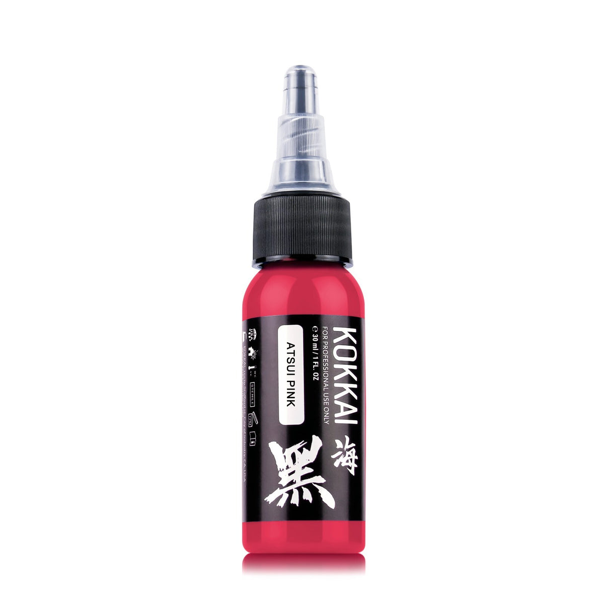 Premium Sumi Ink Pigment - Atsui Pink Tattoo Ink 1/2oz or 1oz Bottle