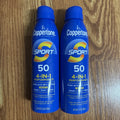 SPF 50 Sunscreen Spray Lot of 2 - Water-Resistant, Broad Spectrum, Sport Formula