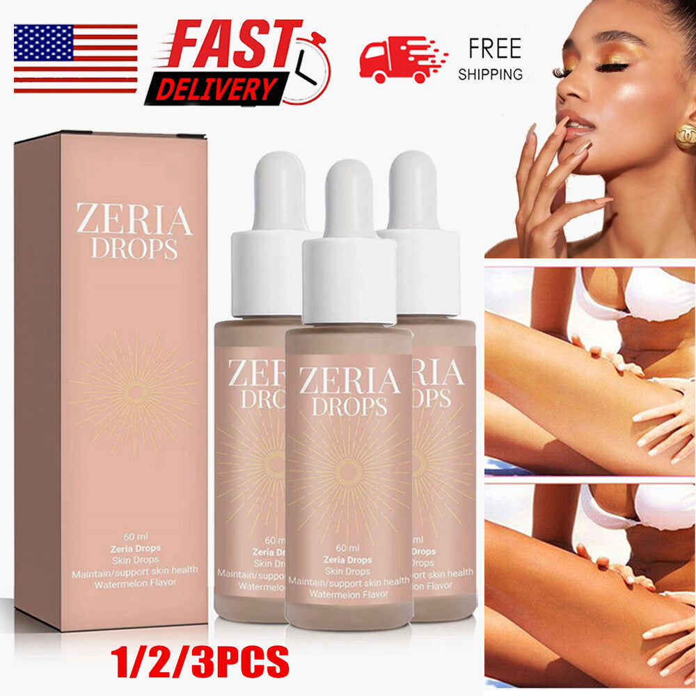 Sunless Tanning Drops - Natural Self Tanner for Sun-Kissed Glow, Multiple Quantities