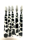 5-Pack Vintage Designer Toothbrush Set - Hand Made Nylon Bristles