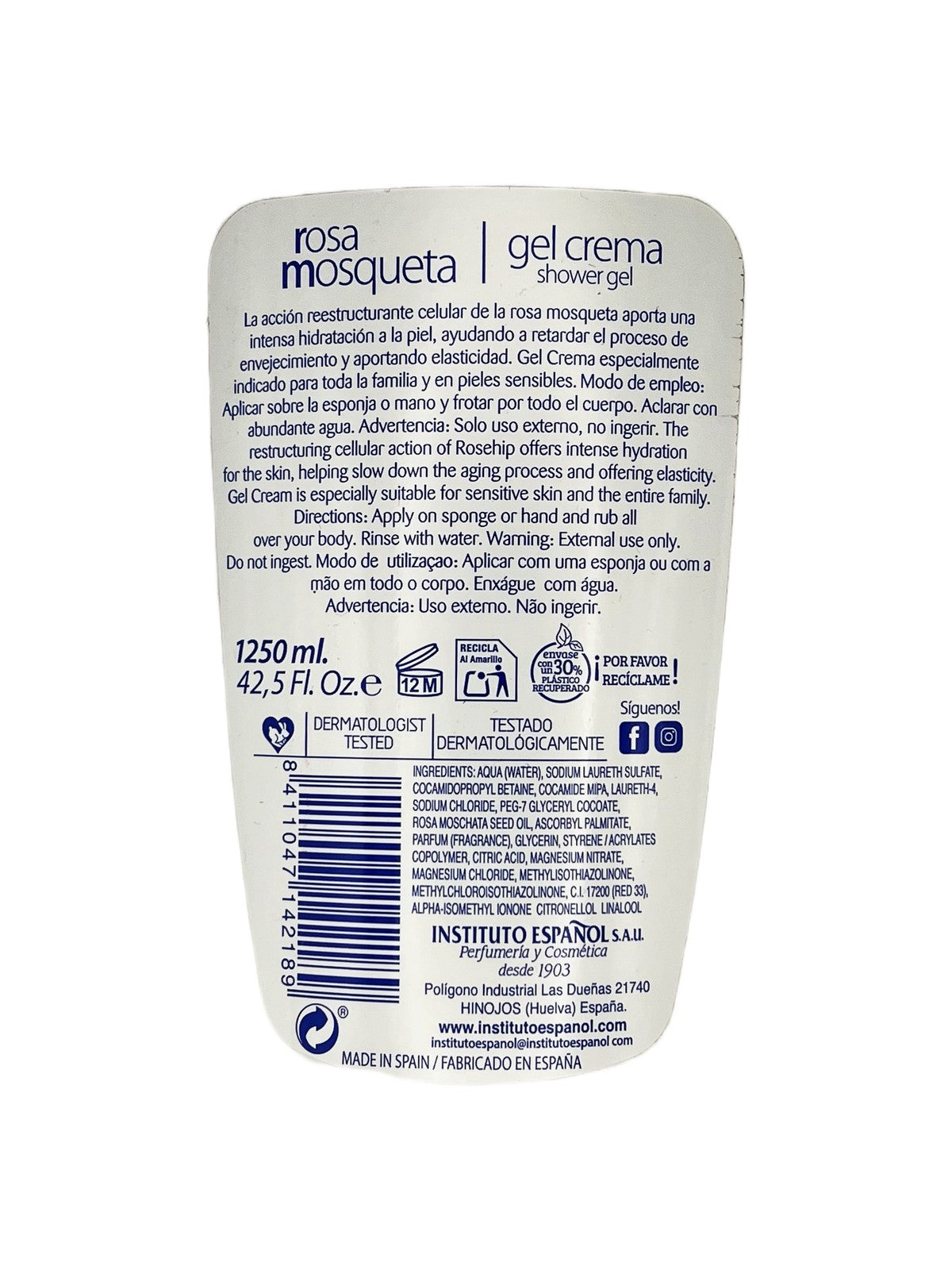 Deep Skin Hydrating Rosa Mosqueta Shower Gel - 42.5 Fl Oz