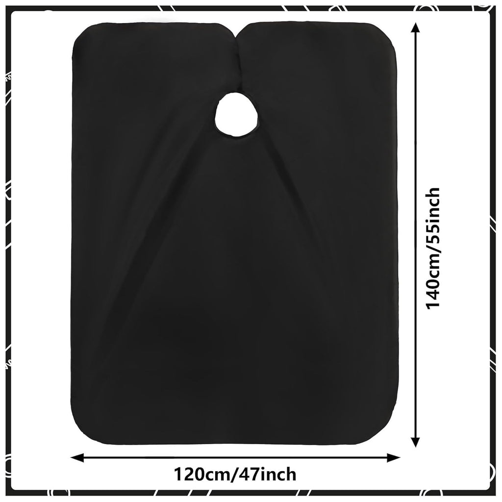 2 Pack Adult Barber Capes with Snap Closure - Professional Hair Cutting Cape