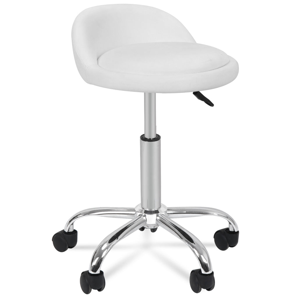 Adjustable Swivel Stool with 5 Wheels for Spa, Salon, Massage & Beauty