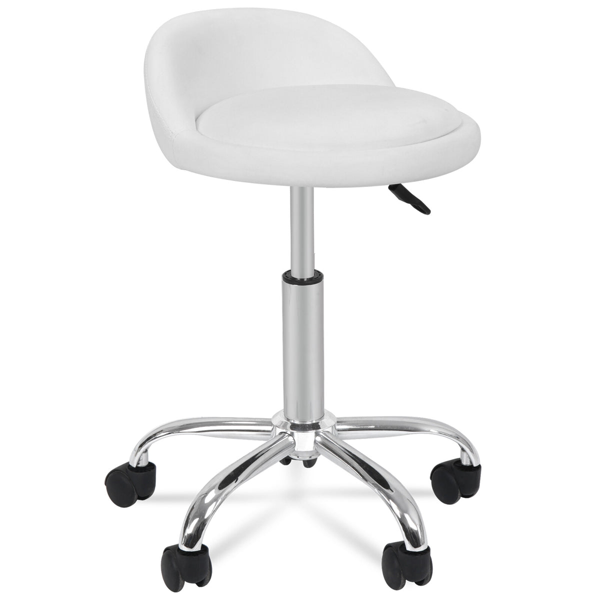 Adjustable Swivel Stool with 5 Wheels for Spa, Salon, Massage & Beauty