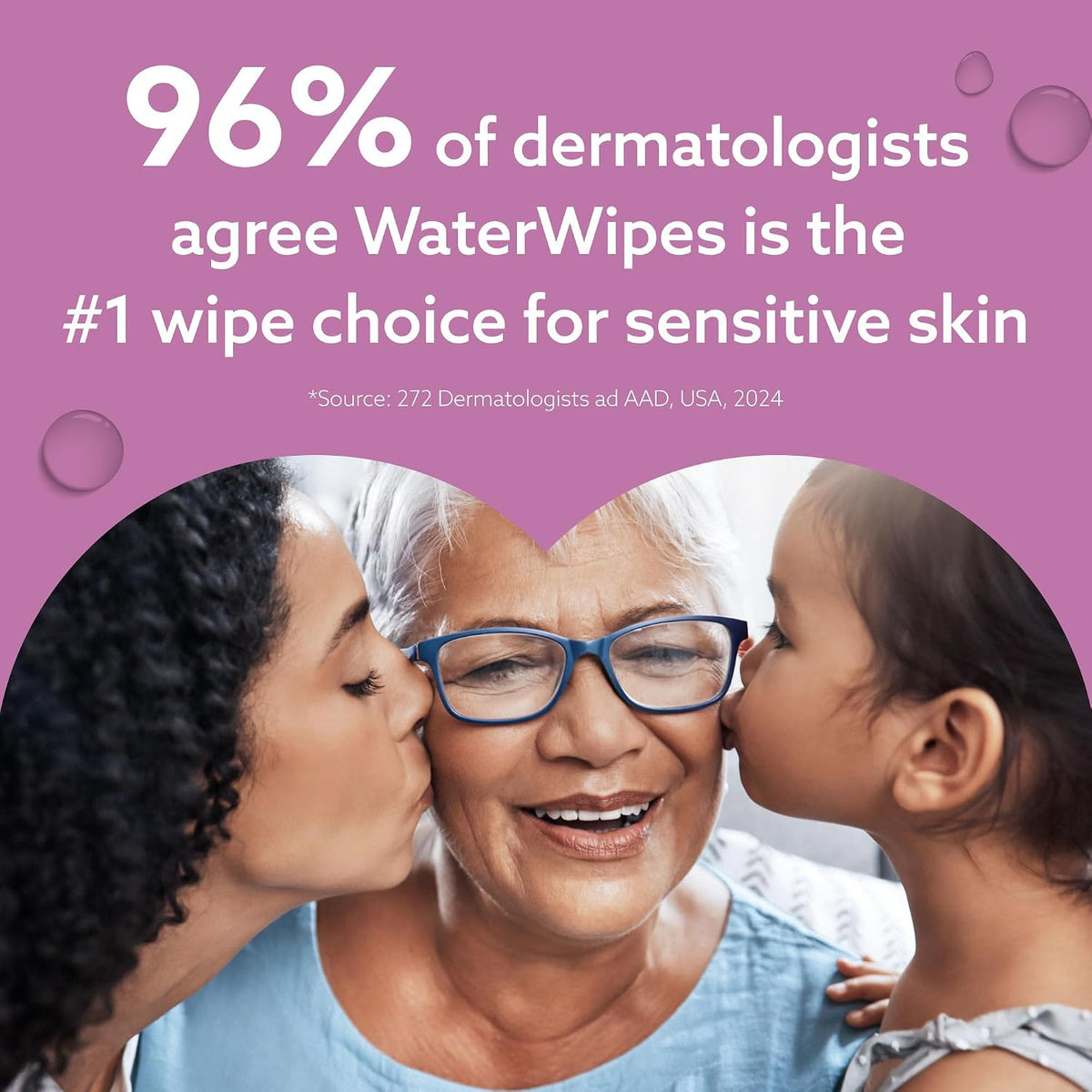 WaterWipes Sensitive Whole Body Cleansing Wipes - XL, Fragrance-Free, 90 Count