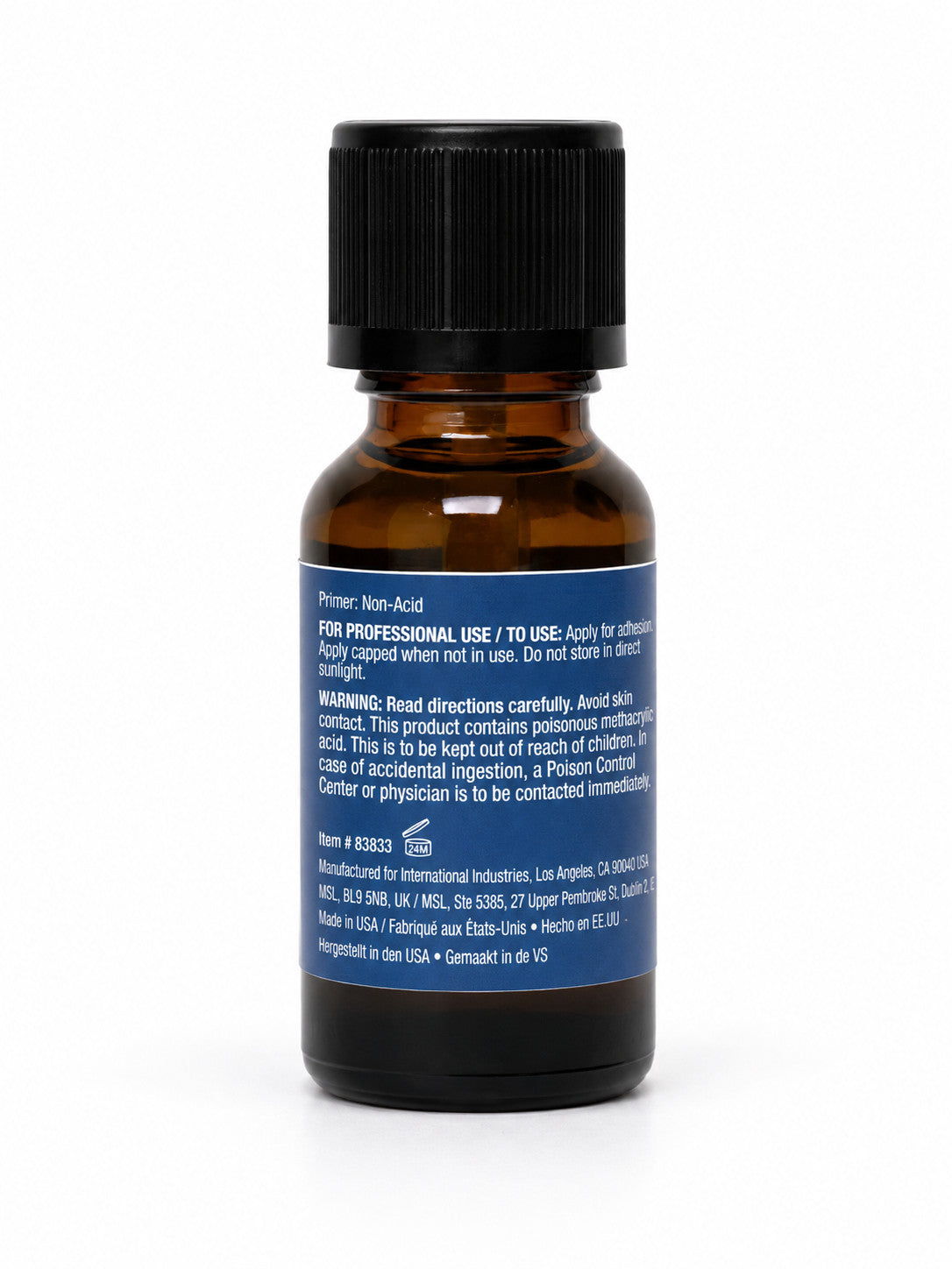 Nail Primer and Dehydrator Set - pH Balancing Nail Prep Solution 0.5oz