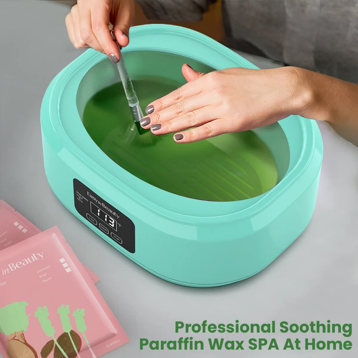 Paraffin Wax Machine for Hands and Feet - Digital Temperature Control, 3000ml Capacity