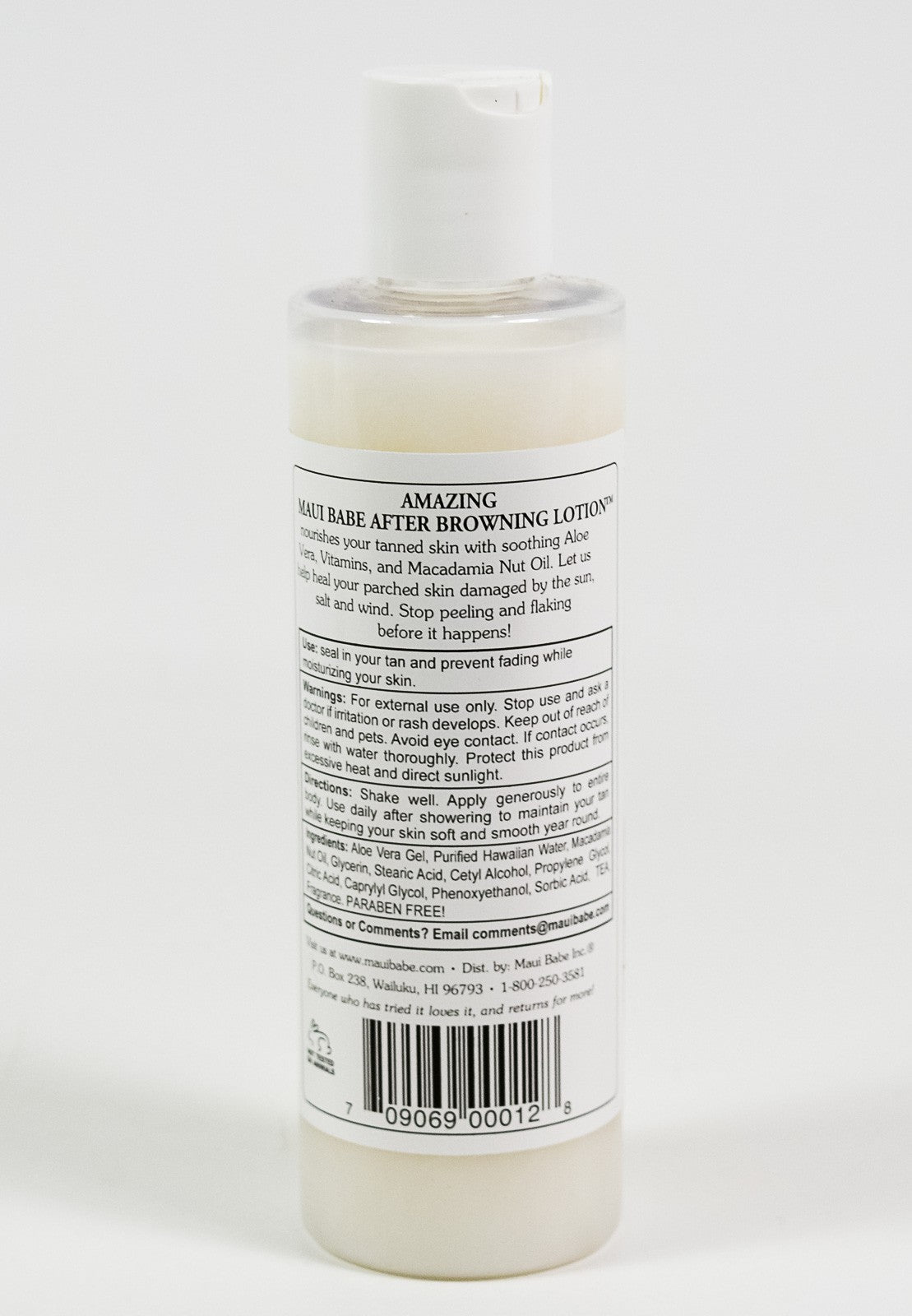 Maui Babe After Browning Lotion Tan Extender and Healer 8oz