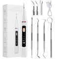 Ultrasonic Dental Tooth Cleaner Tartar & Plaque Remover Kit with LED Light