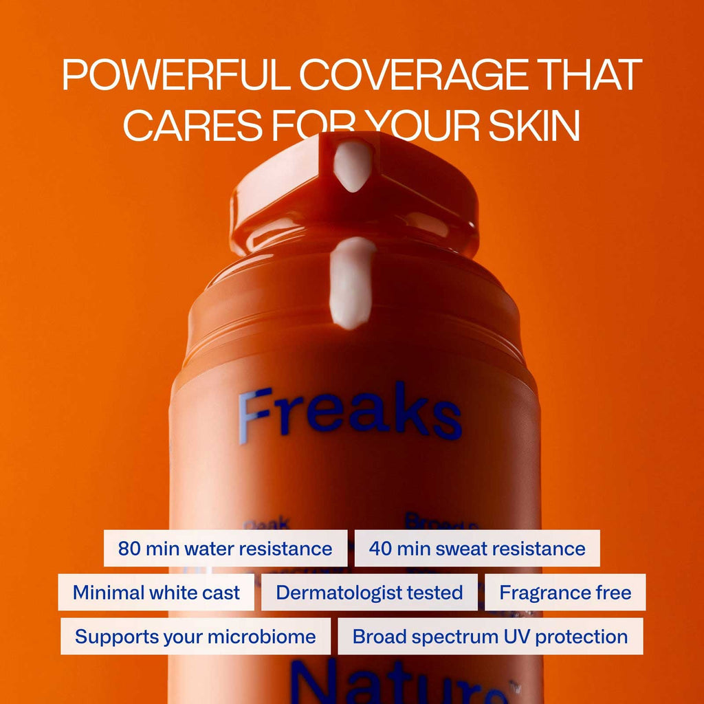 SPF 50 Mineral Sunscreen with Zinc Water Resistant 80 Min for Skin Protection