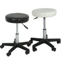 Adjustable Hydraulic Salon Stool with Backrest for Beauty & Tattoo Shops