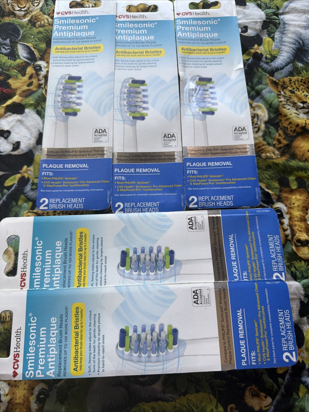 Replacement Toothbrush Heads for Sonic Electric Toothbrush - 10 Pack