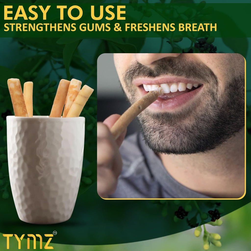 Natural Miswak Teeth Sticks Pack of 6 – Eco-Friendly Traditional Oral Care