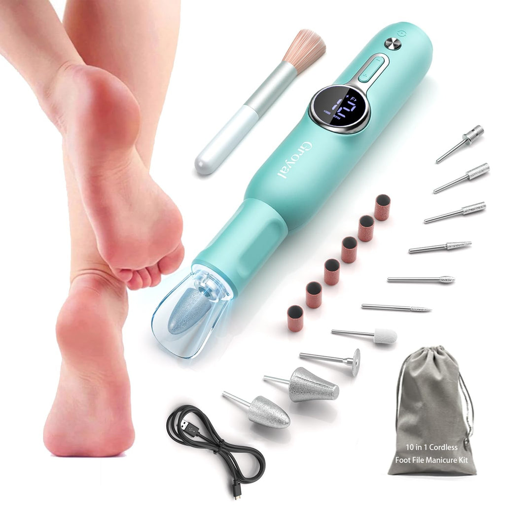 Electric Foot Callus Remover & Pedicure Tool - Cordless Dead Skin Exfoliator