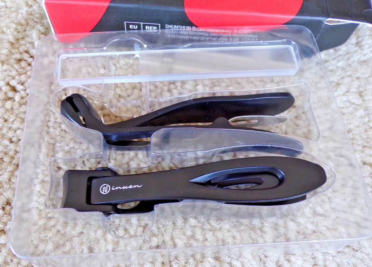 Toenail Clippers Set for Thick Nails - Seniors 3-Pack Black