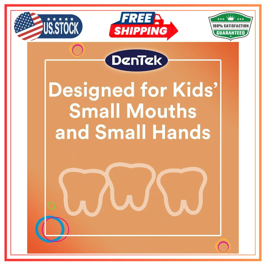 Kids Floss Picks Wild Fruit Flavor 90 Count - Kid-Friendly Oral Care