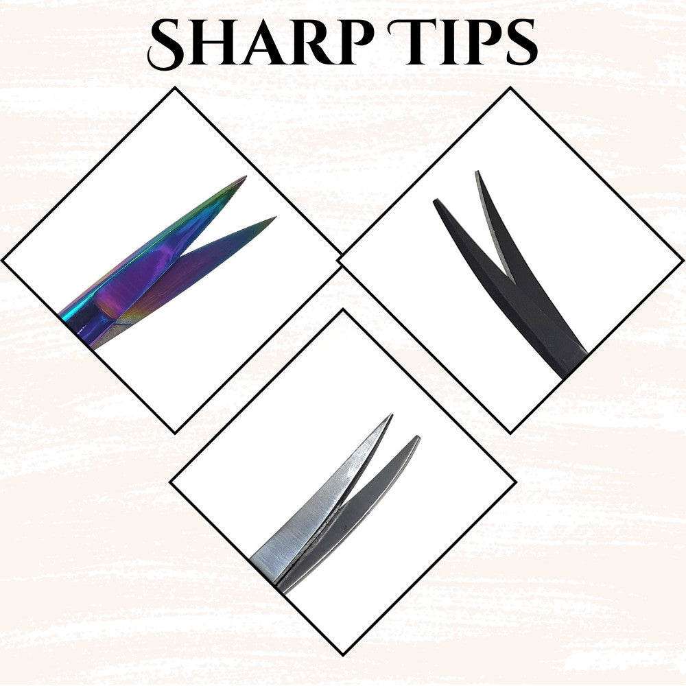 Professional Hair and Facial Grooming Scissors - Multi-Function Salon Shears