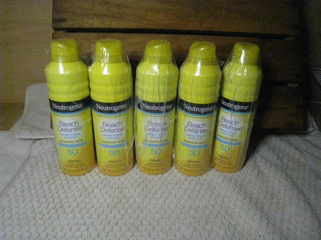 Neutrogena SPF 50 Sunscreen Spray 6.5oz - Sealed, New, Pack of 5