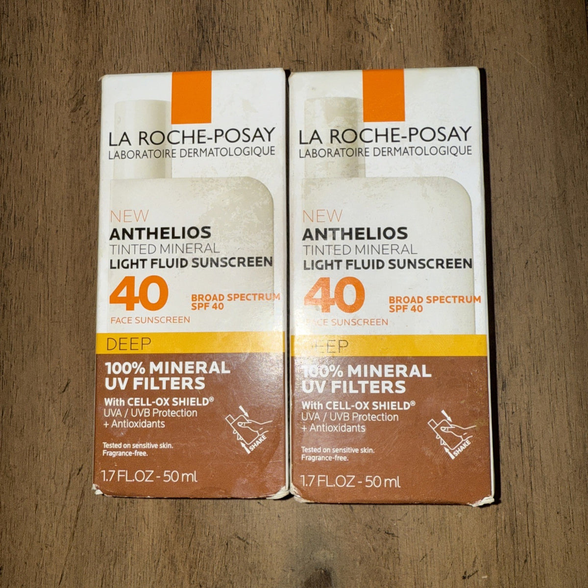Mineral Tinted Sunscreen Light Fluid SPF 50 1.7 fl oz - 2 Pack