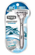 Cartridge Razor Handle for Shaving with 1 Blade - Titanium