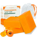 Natural Persimmon Soap Bar for Body Odor Control - Unisex Organic Deodorant