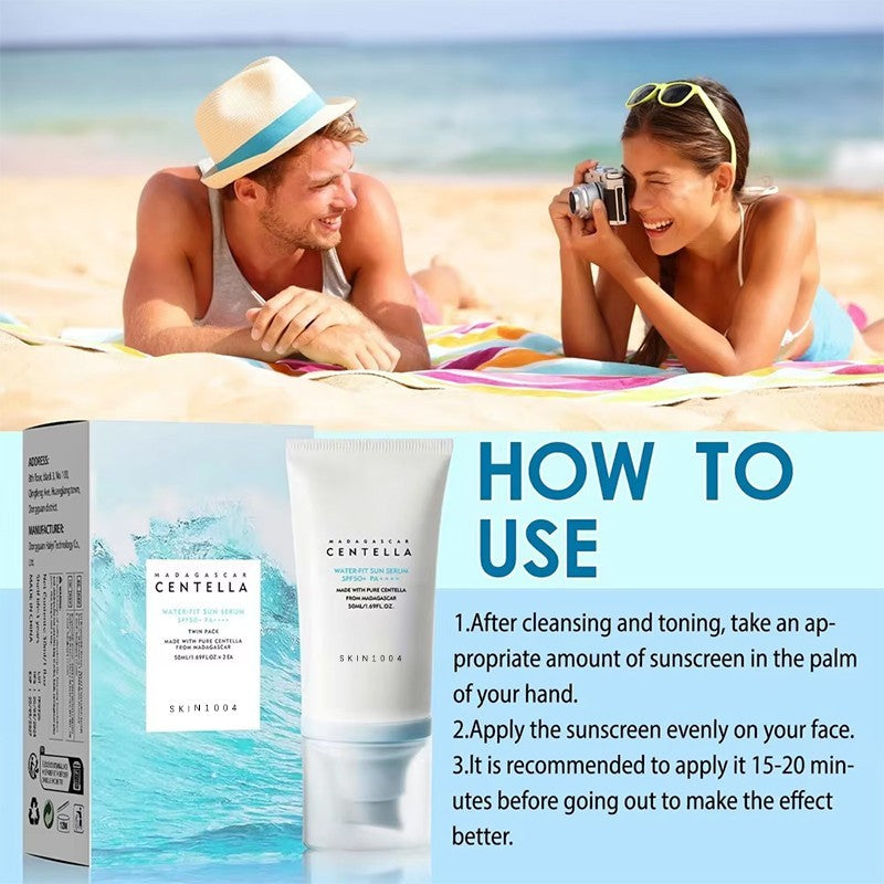 SPF 50+ Facial Sunscreen with Centella - Daily Sunblock & Skin Protector