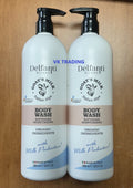 Delfanti Milano Goat's Milk Body Wash Set - Moisturizing & Softening