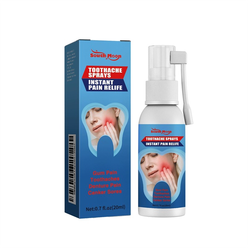 Herbal Toothache Spray - Instant Pain Relief for Sensitive Teeth and Gums