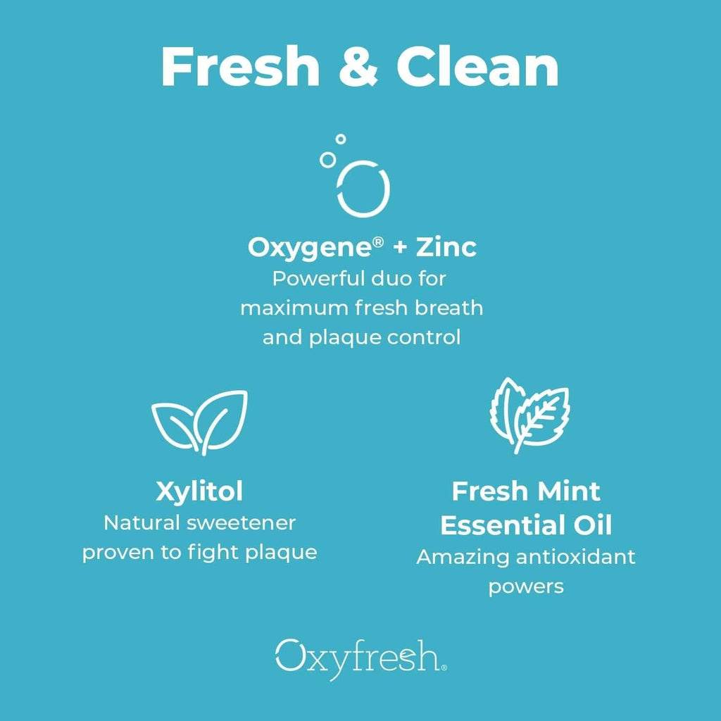 Zinc Mouthwash for Fresh Breath & Oral Care - Fluoride-Free, Natural Essential Oils