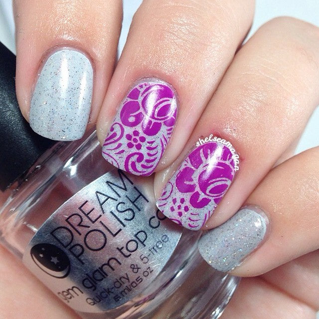 Nail Art Stamping Plates Set - Reusable Design Image Sheets for DIY Manicure