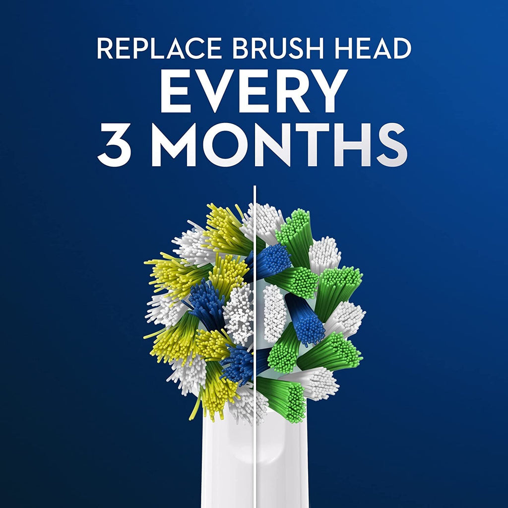Electric Toothbrush Replacement Heads - Cross Action 4 Pack