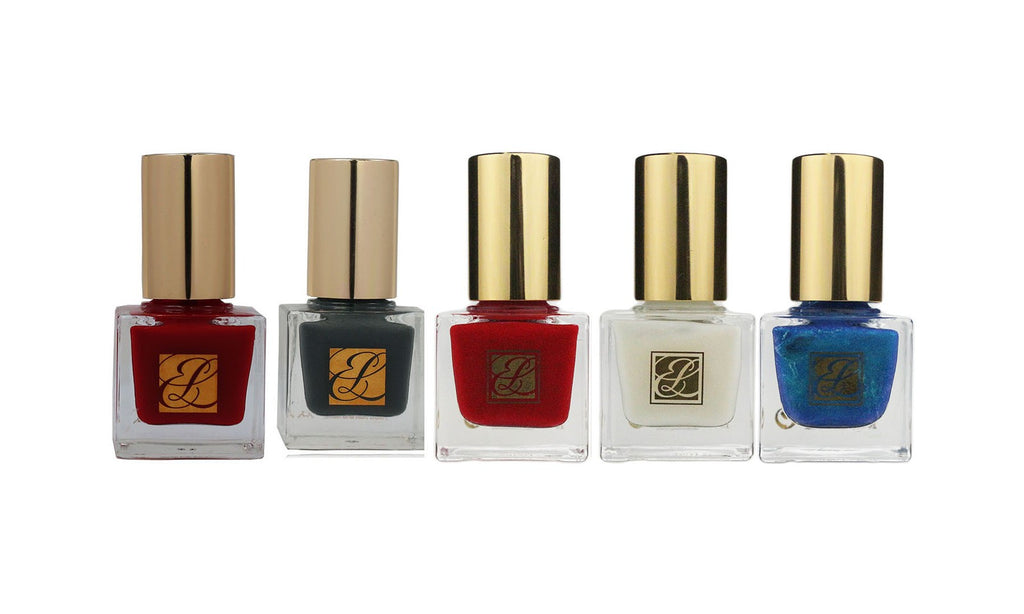 Nail Polish Set - Assorted Colors, Long-Lasting High-Shine Finish, 0.17oz