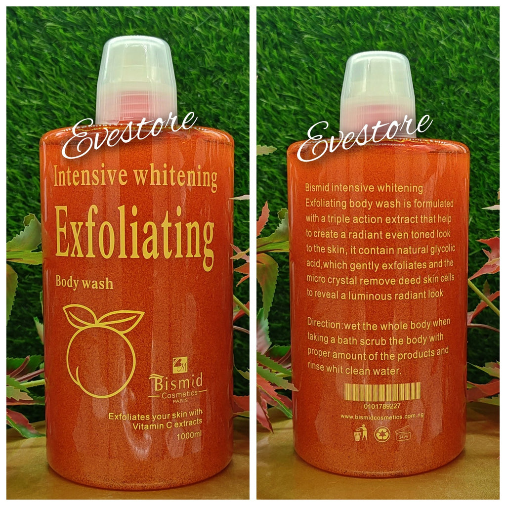 BISMID Intensive White Exfoliating Body Wash with Vitamin C Extracts