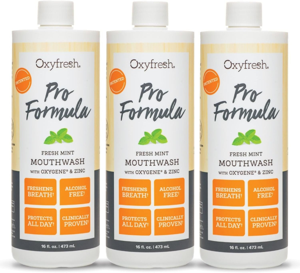 Zinc Mouthwash for Fresh Breath & Oral Care - Fluoride-Free, Natural Essential Oils