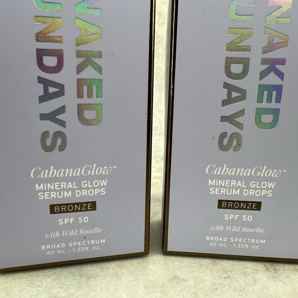 Mineral Glow Serum Drops - Bronze 2 Pack, Face & Body Skin Care