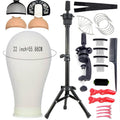 22 Inch Mannequin Head for Wig Styling & Display - Mannequin Head Stand