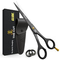 Professional Hair Cutting Scissors 6.5 Inch Matte Black High Carbon Steel Barber Shears