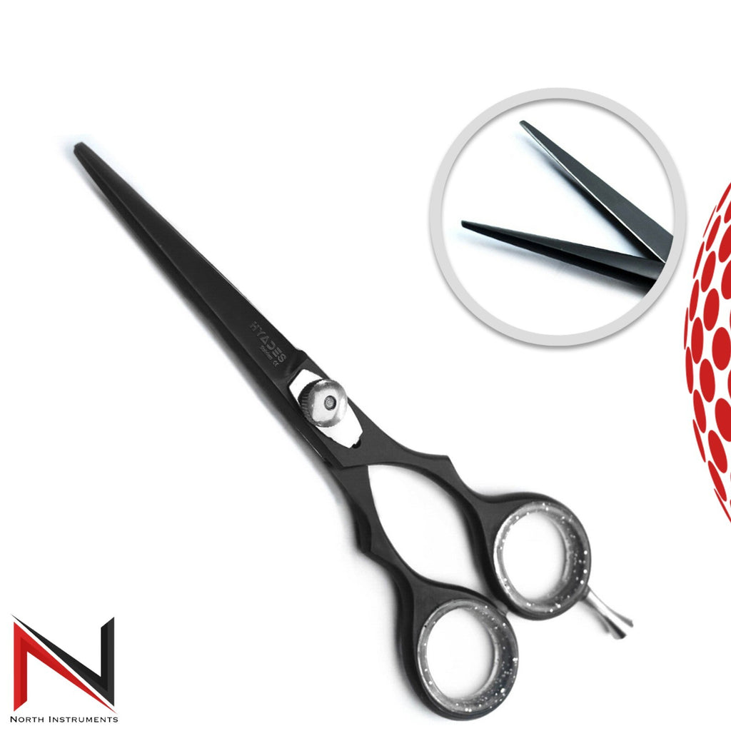 Professional Hair Cutting Thinning Scissors & Razor Set for Barbershop