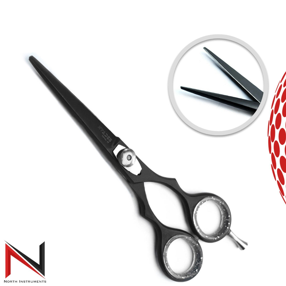 Professional Hair Cutting Thinning Scissors & Razor Set for Barbershop