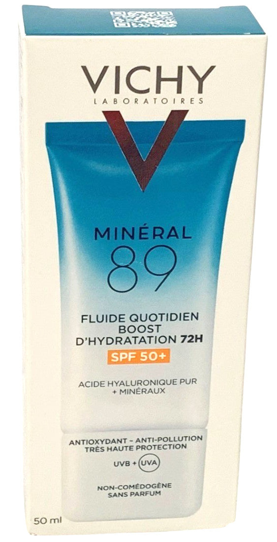 Vichy Mineral 89 SPF50+ Daily Moisturizer with Hyaluronic Acid 50ml
