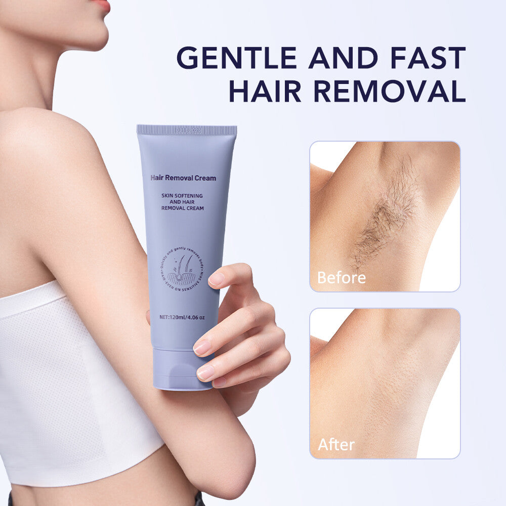 Painless Hair Removal Cream for Sensitive Areas - 120g