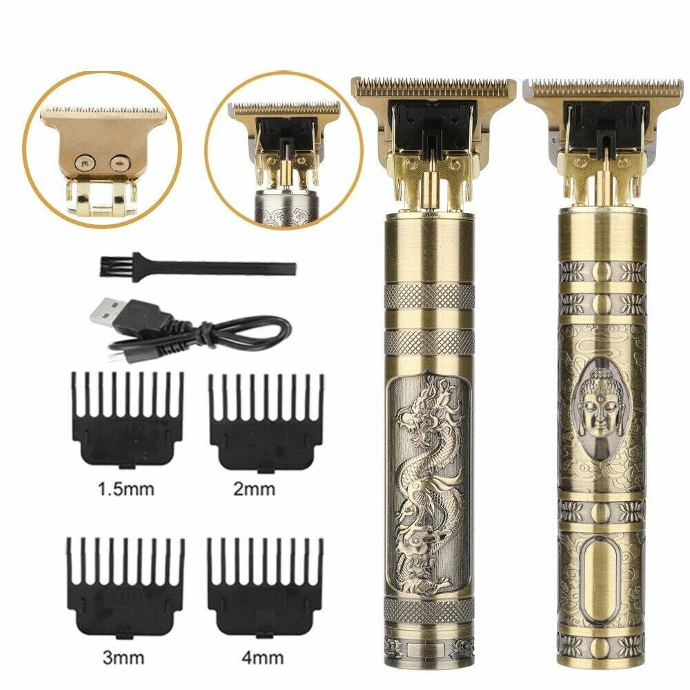 Cordless Professional Hair Clippers Trimmer with Multiple Limit Combs - Rechargeable Barber Shaving Machine