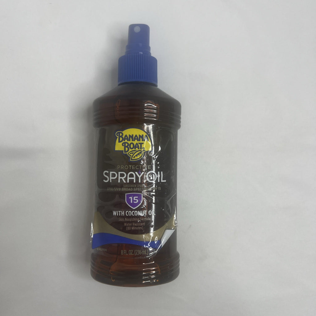 SPF 15 Protective Spray Oil with Carrot & Banana Extracts - Broad Spectrum Sun Protection